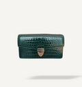 Aspinal of London- Mayfair® 2 Clutch (Green)