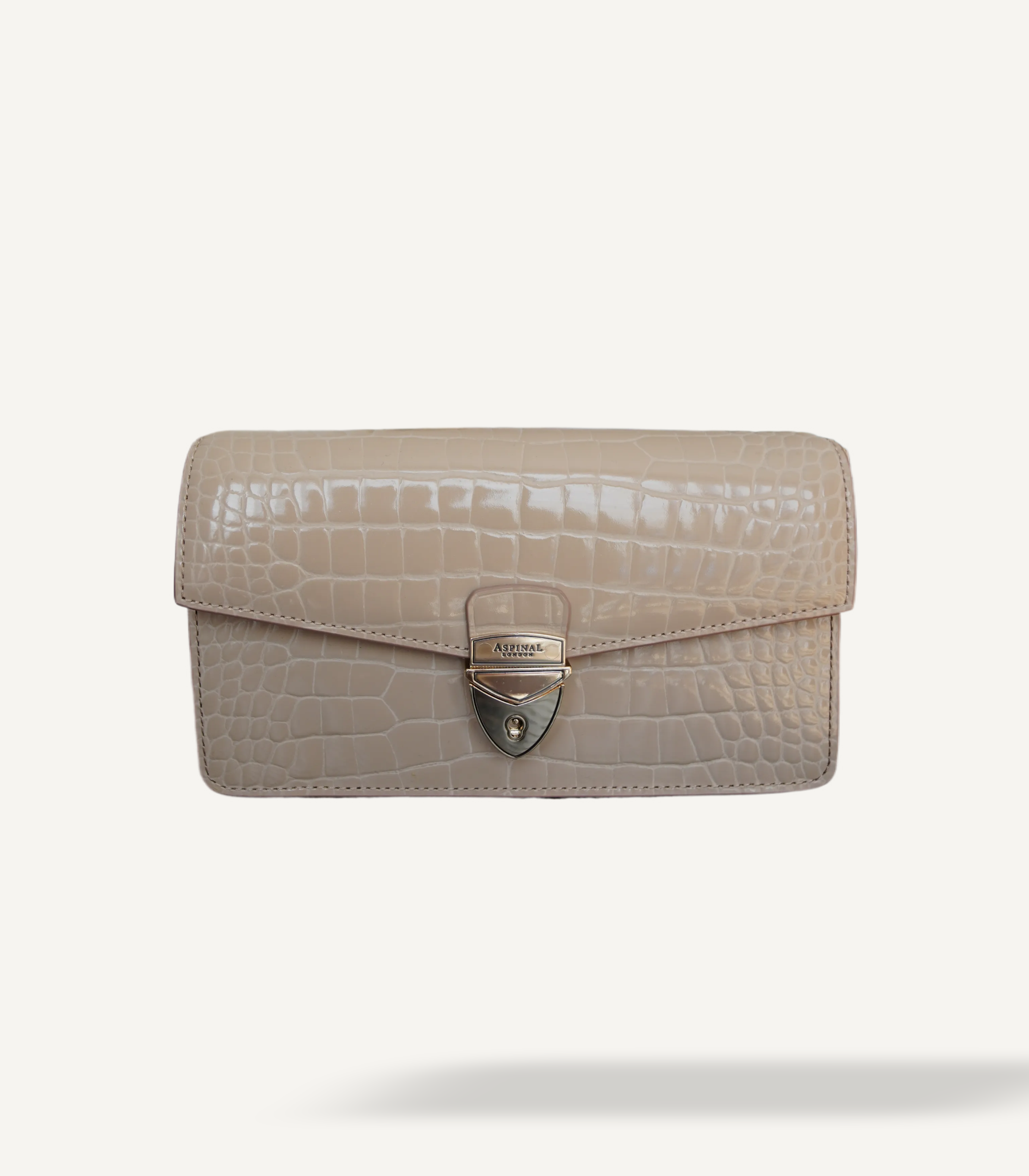 Aspinal of London - Mayfair® 2 Clutch (Soft Taupe)